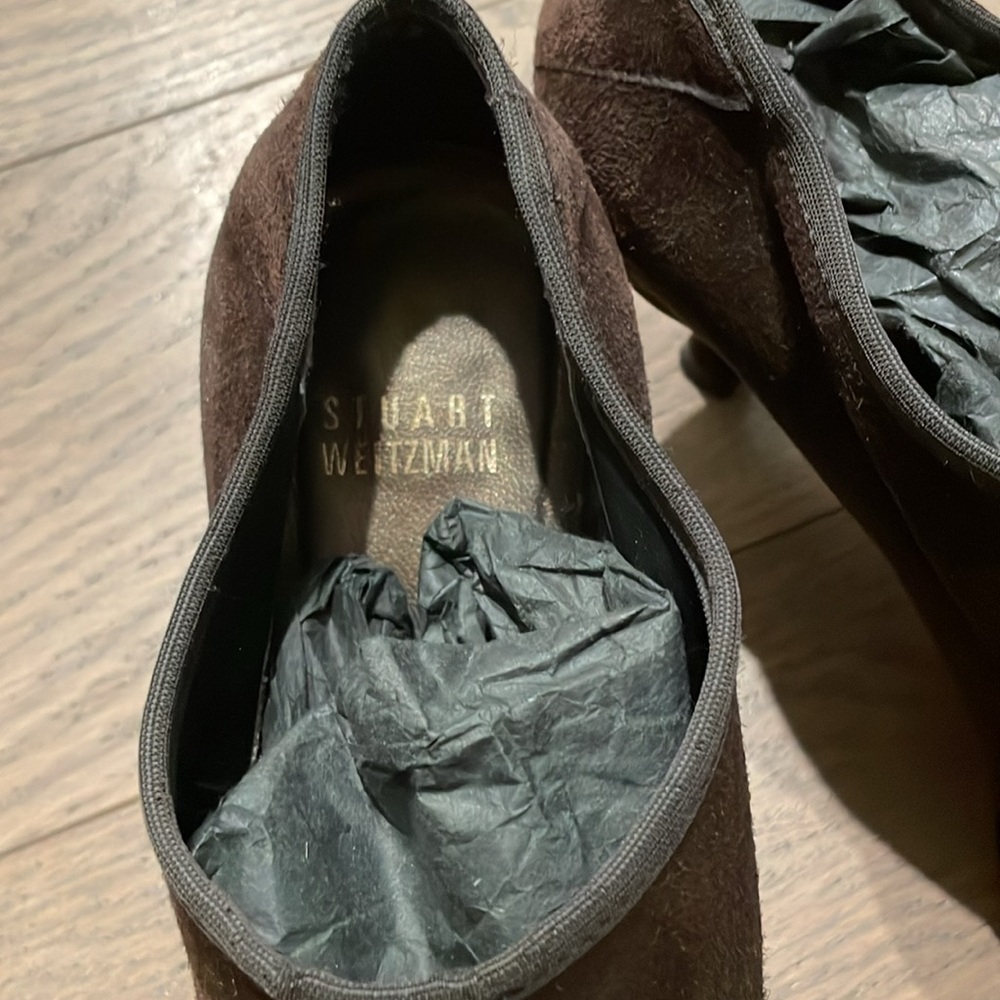 New without box Stuart Weitzman brown booties